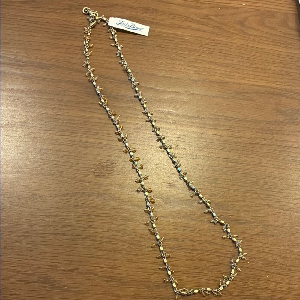 Lucky Brand Gold Beaded Necklace